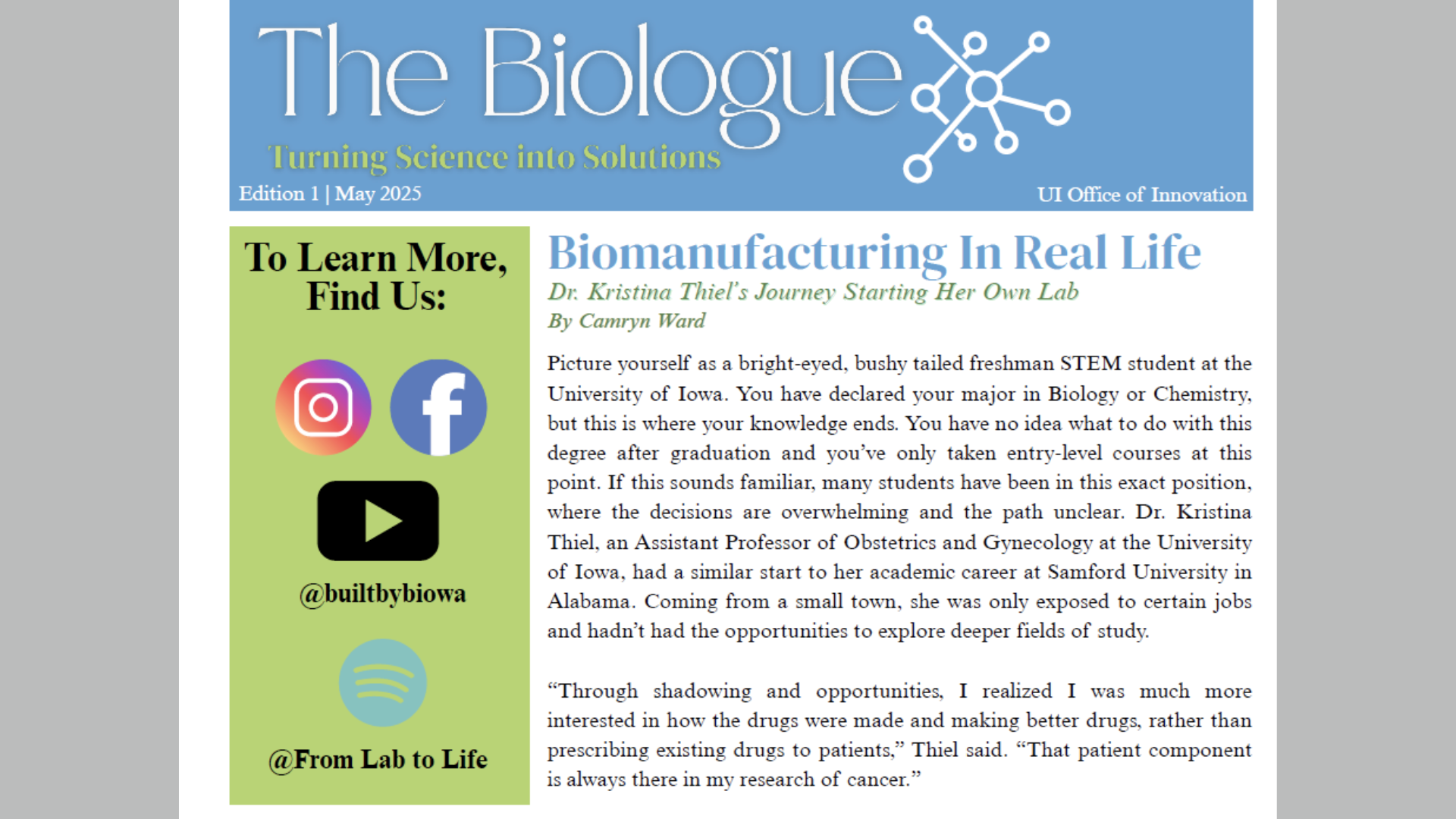 Chemurgy Newsletter