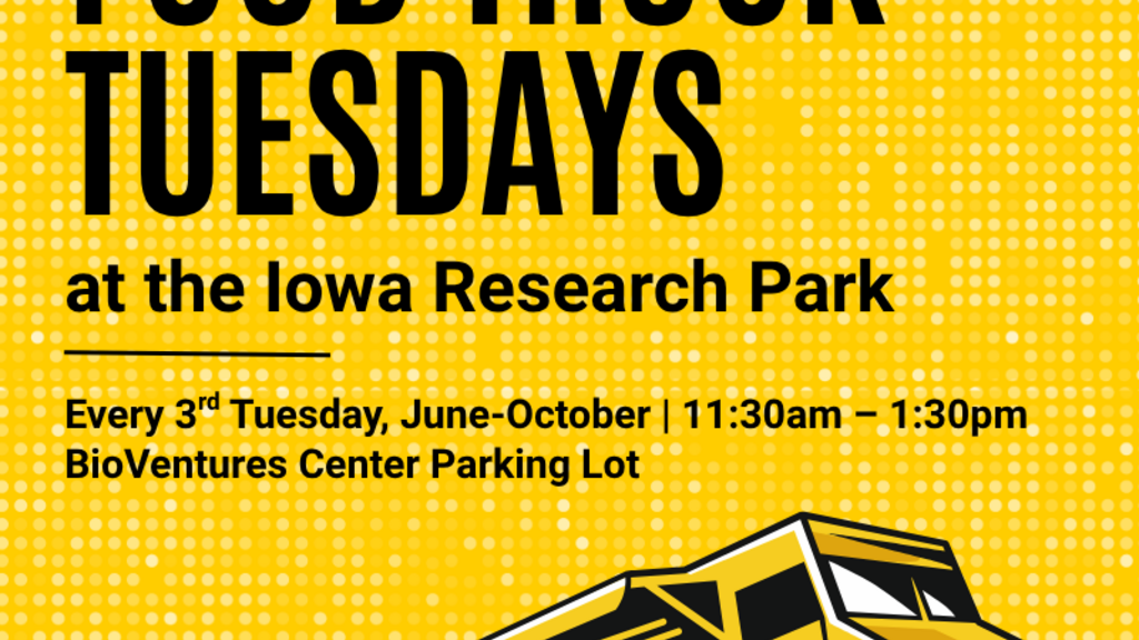 Food Truck Tuesdays at the Iowa Research Park – Maggie’s Wood Fired Pizza promotional image
